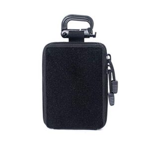 Tactical Molle EDC Pouch in Schwarz, multifunktionaler medizinischer Organizer-Beutel für Sport und Outdoor-Aktivitäten.