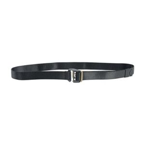 Tasmanian Tiger Stretch Belt in Schwarz, elastischer Gürtel für Outdoor-Aktivitäten und Alltag, mit robuster Aluminium-Schnalle