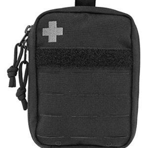 Tasmanian Tiger TT Tac Pouch Medic - kompakte, Molle-kompatible Erste Hilfe Tasche in Schwarz, ideal für Notfälle und Organisation von Erste-Hilfe-Materialien.