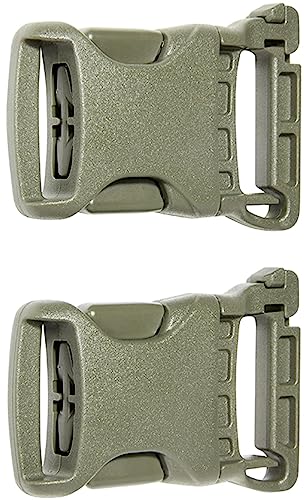 Tasmanian Tiger TT SR 25 Safety QA Mehrzweck-Schließe für 25 mm Gurtband in olivgrün - ideal für Rucksäcke und Ausrüstung