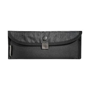 Tatonka Bestecktasche in off black für die praktische Aufbewahrung von Camping-Besteck, Maße 25 x 10 cm, gefertigt aus robustem 420 HD Nylon.