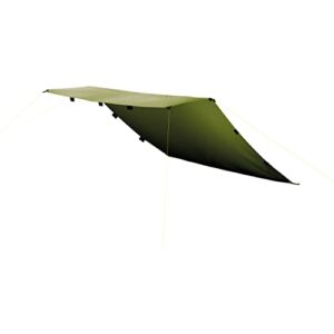 Tatonka Tarp 1 Simple in Sand Beige, leicht, reißfest und wasserdicht, ideal für Outdoor-Aktivitäten mit verstärkten Ecken und Abspannschlaufen.