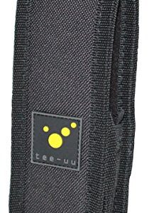 Schwarzes LED Maxi Taschenlampen-Holster für Taschenlampen mit einer Länge von 13-17 cm, robust und funktional für Outdoor-Aktivitäten.