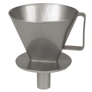 Thermotrichter Filter Kaffeefilter aus hochwertigem Edelstahl für Isolierkannen der Größe 4 mit konischer Form und praktischen Ausgießern zum einfachen Servieren von frisch gebrühtem Kaffee.
