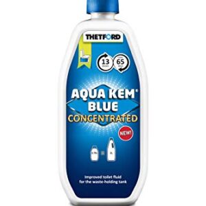 Thetford Aqua Kem Blue Konzentrat 780ml flasche für mobile Toilettenpflege mit blauer Verpackung
