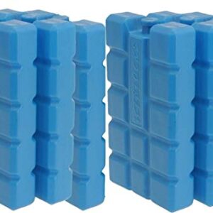 Timtina Kühlakkus Set mit 6 Kühlpads in leuchtendem Blau, ideal für Picknicks, Camping, Catering und gewerbliche Anwendungen. Die Kühlpads sind rechteckig, leicht und haben eine optimierte Kühlflüssigkeit für bis zu 12,5 Stunden Kühlleistung.