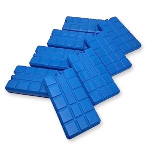 ToCi 8er Set Kühlakkus in Blau – 8 leistungsstarke Kühlakkus mit jeweils 200 ml für Kühltaschen und Kühlboxen.