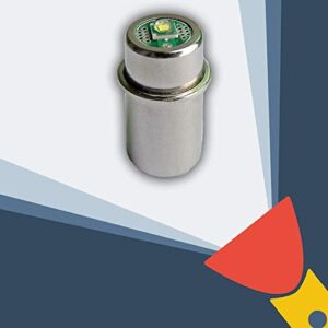 TorchUpgrades LED-Umwandlungs-Upgrade-Leuchtmittel für MagLite Taschenlampen, 700 Lumen, CREE XP-G2, ideal für verbesserte Helligkeit und lange Lebensdauer.