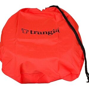 Trangia Packbeutel für Sturmkocher No. 25 in leuchtendem Orange, aus strapazierfähigem Material, ideal für Outdoor-Aktivitäten.