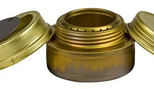 Trangia Spiritusbrenner für Sturmkocher - kompakter und effizienter Outdoor-Kocher mit Alkoholbrennstoff für Camping und Outdoor-Aktivitäten.
