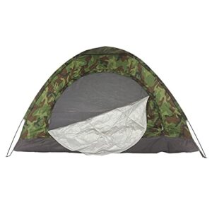 Trintion Camping Kuppelzelt in Camouflage-Design für 2-3 Personen, wasserdicht und ideal für Camping und Trekking.