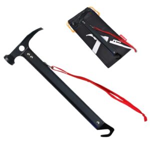 TRIWONDER Camping Zelt Hammer aus Aluminium mit ergonomischem Design, ideal für Outdoor-Aktivitäten und leicht zu transportieren, zeigt robuste Bauweise und vielseitige Anwendungsmöglichkeiten.