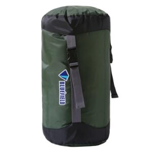 TRIWONDER Kompressionssack in Grün, 14L und 23L, wasserabweisend und ultraleicht, ideal für Camping, Wandern und Reisen.