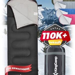Ultraleichter Deckenschlafsack für Camping und Outdoor-Aktivitäten, geeignet für Erwachsene und Kinder, mit robustem, wasserabweisendem Material und Wärmeisolierung.