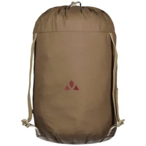 VAUDE Packsack Groß in sandbrauner Farbe, robustes und wasserabweisendes Material, ideal für Outdoor-Aktivitäten und Reisen.