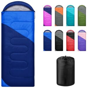 Yarmiene Schlafsack für 3-4 Jahreszeiten in verschiedenen Farben, ideal für Outdoor, Camping und Reisen, inklusive kompaktem Transportbeutel.