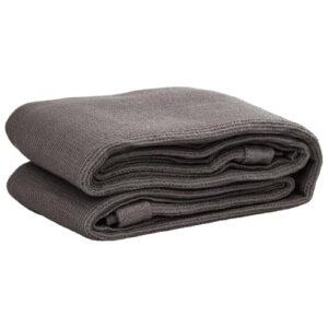 Zeltteppich in Anthrazit, 200x300cm, ideal für Camping und Outdoor-Aktivitäten, aus hochdichtem Polyethylen, wasser- und atmungsaktiv mit integrierten Ösen für einfache Befestigung.