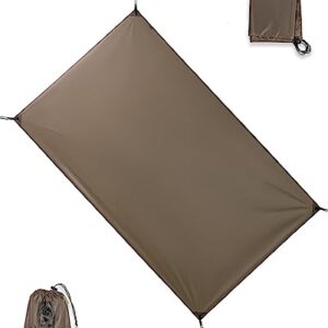 Vielseitige Zeltplane für Camping, Wandern und Picknick, wasserdicht mit einer Größe von 200 x 120 cm und transportierbar in praktischer Tragetasche.