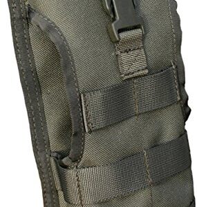 Zentauron Funkgerätetasche SEM 52 im Molle-System, grüne taktische Tasche für Plattenträger und Schutzwesten, ideal für den sicheren Transport von Funkgeräten.