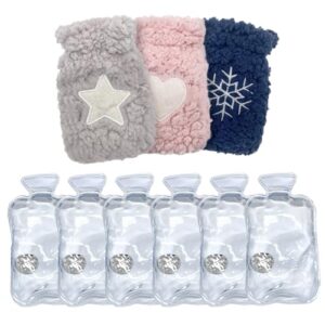9er Set wiederverwendbare Taschenwärmer in verschiedenen plüschigen Designs, ideal für kalte Tage und als Weihnachtsgeschenk.