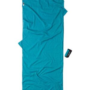 Cocoon Anti-Mcken Baumwollschlafsack Insect Shield Line Travel Sheet in Laguna Blau, aus hochwertigem Ägyptischem Baumwollstoff, ideal für Camping und Outdoor-Aktivitäten, 210 x 82 cm