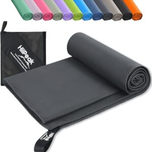 Mikrofaser Handtuch, kompaktes und leichtes Badetuch für Fitness-Studio, Schwimmen und Gymnastik