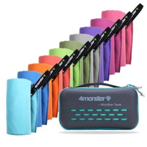 Ultra-leichtes Mikrofaser Handtuch für Fitness, Reisen und Sport. Schnelltrocknend und saugfähig.