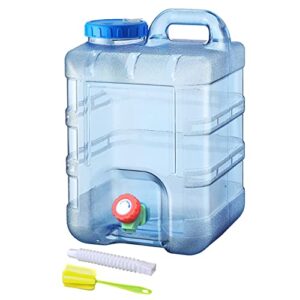 BPA-freier Trinkwasserkanister mit Hahn und Schraubdeckel für den Urlaub, Camping, Wohnwagen, Picknick und Wandern