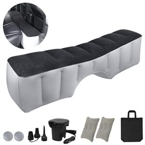 Aufblasbare Rückbankpolsterung für Fahrzeuge, optimal für Reisen und Camping, mit ergonomischem Design und tragbarer Aufbewahrungstasche.