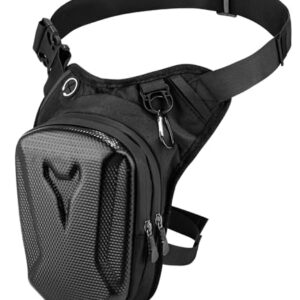Vielseitige Beintasche für Motorradfahrer und Outdoor-Aktivitäten, wasserdicht und strapazierfähig mit verstellbarem Design und mehreren Taschen für Essentials