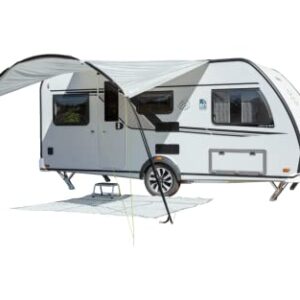 Berger Calabria universelles Sonnensegel 2,80 x 3 m für Wohnwagen, Bus und Zelt, Wassersäule 3000 mm, bietet optimalen Sonnenschutz und Wetterbeständigkeit beim Camping.