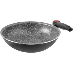 BRUNNER Camping Pfanne Pirate Wok Ø28 cm mit Antihaft-Beschichtung, ideal für Outdoor-Kochen und Camping.