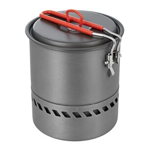 Bulin Camping Wasserkessel aus Aluminium 1,5L mit hitzebeständigem Griff, ideal für Outdoor Aktivitäten wie Camping und Wandern.