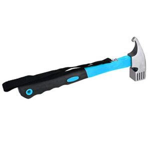 Camping Mallet Zelt Hammer in Blau mit ergonomischem Griff und Stahlkopf für outdoor Aktivitäten