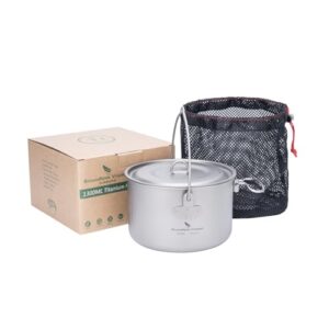 Titan Hängetopf für Camping mit klappbarem Griff und hoher Kapazität, ideal für Outdoor-Aktivitäten.