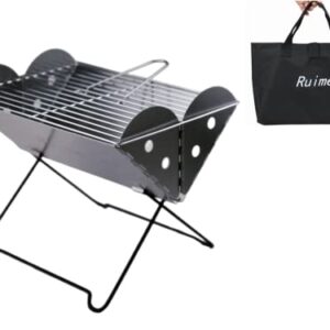 Campingkocher Hobo Kocher im kompakten Design, ideal für Outdoor-Aktivitäten wie Wandern, Picknicks und Camping, aus rostbeständigem Edelstahl gefertigt.