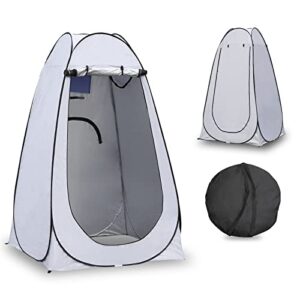 Pop Up Toilettenzelt, Outdoor Camping Duschzelt, Anti UV Ankleidezelt für Strand, Angeln, Baden, mit Tragetasche