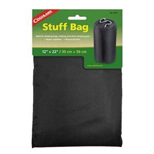 Coghlan Herren Stuff Bag in Schwarz, 30,5 cm, ideal für Outdoor-Aktivitäten, mit wasserabweisendem Design und praktischem Kordelverschluss.