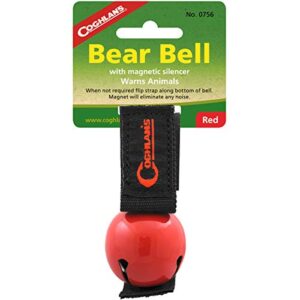 Coghlans C0756 Magnetic Bärenglocke in leuchtendem Rot auf Verpackung