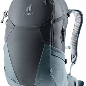 Deuter Futura 23 Wanderrucksack in Graphite-Shale Farbe, ergonomisch gestaltet für optimalen Tragekomfort während Outdoor-Aktivitäten.