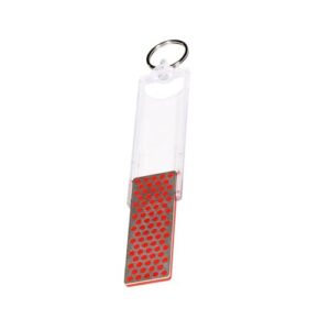 DMT Mini-Sharp Diamantschärfer, kompakt und tragbar mit mikronisierter monokristalliner Diamantoberfläche, ideal für scharfe Klingen.