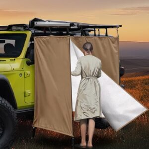 Duschzelt für Camping, Wasserdichtes Toilettenzelt mit Privatsphäre und Schutz vor Wetterbedingungen