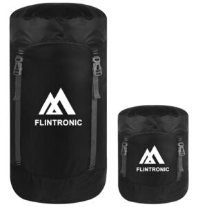Flintronic 25L Kompressionssack mit Staubklappe und Ultraleicht für Camping, Outdoor, Wandern und Reisen