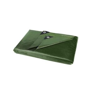 Robuste grüne Abdeckplane, 2m x 2m, wasserdicht und strapazierfähig, ideal für Outdoor-Aktivitäten und Schutz von Gegenständen.