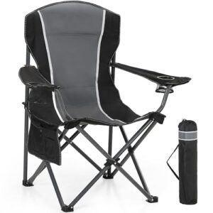 Campingstuhl Faltbar 2er Set bis 102kg von HIGH POINT SPORTS, komfortabel und stabil für Outdoor-Abenteuer, leicht zu transportieren, ideal für zwei Personen