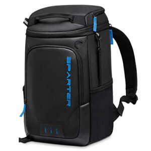 Isolierter Rucksack Kühler für 33 Dosen mit mehreren Fächern, geeignet für Reisen, Camping und Beach-Ausflüge. Wasserabweisendes und leichtes Design mit integrierten Flaschenöffner.