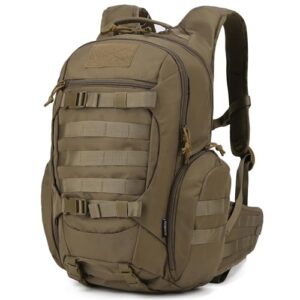 Mardingtop 28L taktischer Trekkingrucksack in olivgrün, robust und wasserabweisend, ideal für Camping, Wandern und Reisen.