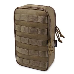 Mardingtop Molle Tasche - Taktische Gürteltasche in Khaki für Outdoor-Aktivitäten, ideal für Camping und Bergsteigen mit praktischem Molle-System.