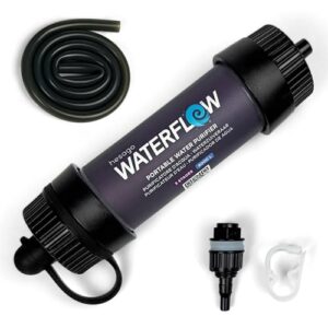 Mini-Wasserfilter für Outdoor-Abenteuer, 99,9% Bakterienentfernung, tragbar und leicht zu reinigen, ideal für Camping, Reisen und Überleben