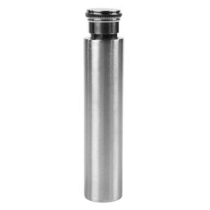 Elegante Mini-Whiskyflasche aus 304er Edelstahl mit Schraubverschluss, ideal für unterwegs, 28 ml Fassungsvermögen